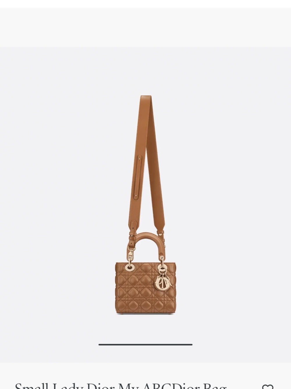 Dior Small Lady Dior MyABC Satchel in Tan Leather with Gold Hardware - Picture 5 of 14